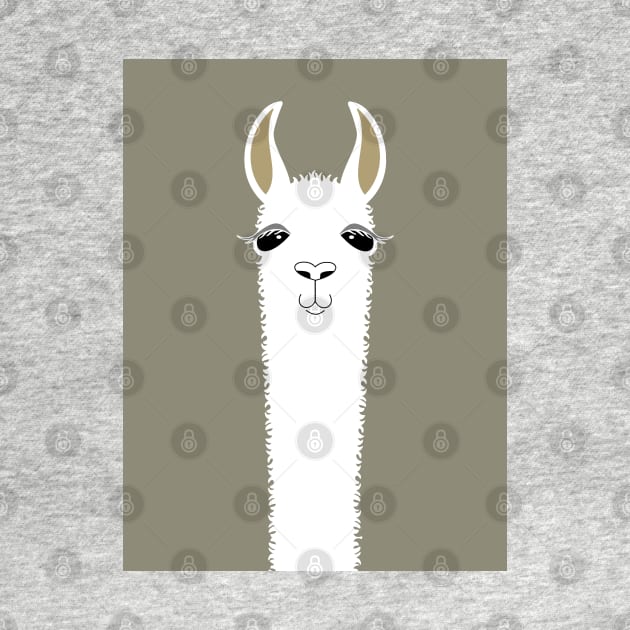 LLAMA PORTRAIT #1 by JeanGregoryEvans1